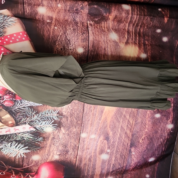 2 for $22  Jeans West summer short flutter sleeve minimalistic boho midi dress - Picture 5 of 6